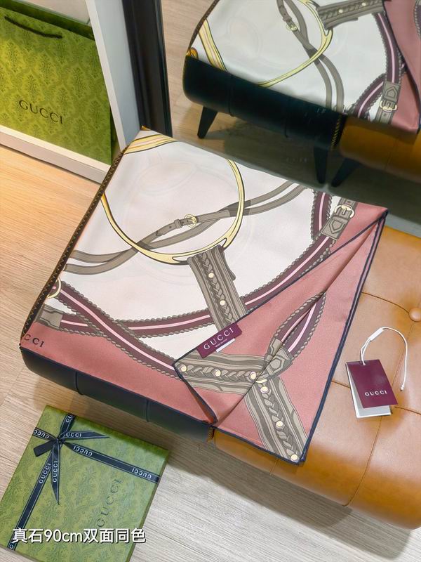 Gucci silk scarf hm (165)