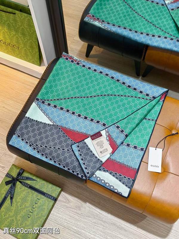 Gucci silk scarf hm (175)