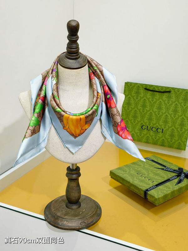 Gucci silk scarf hm (202)