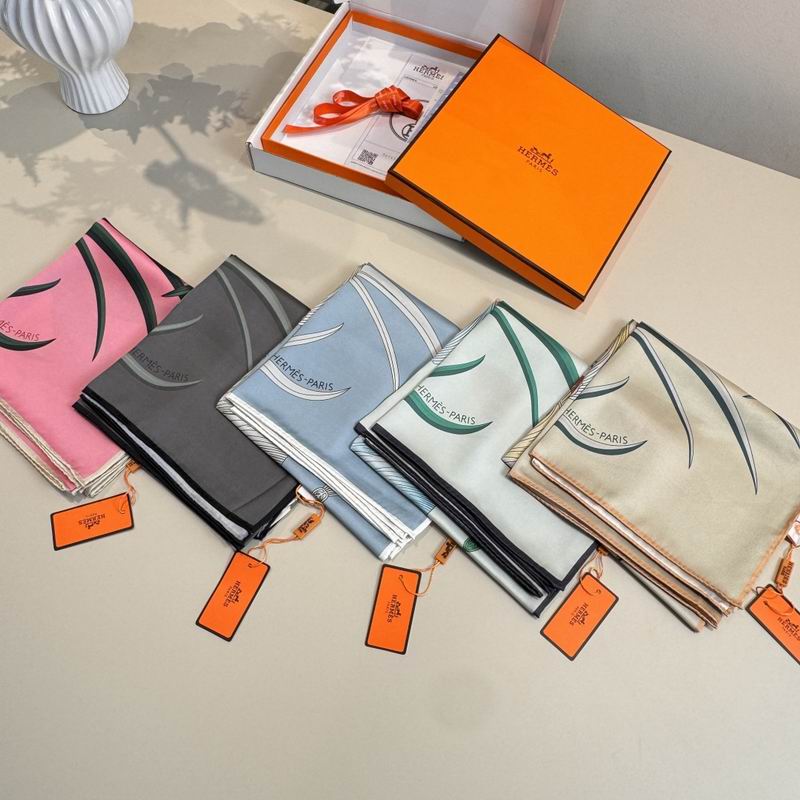 Hermes Silk Scarf 90X90cm E01 (1)