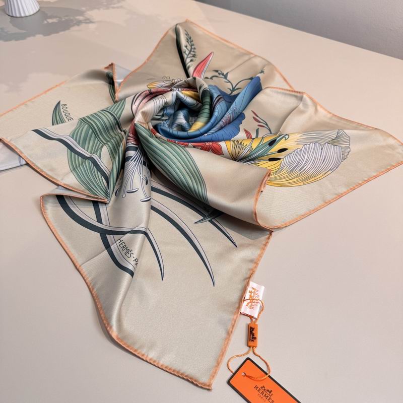 Hermes Silk Scarf 90X90cm E01 (2)