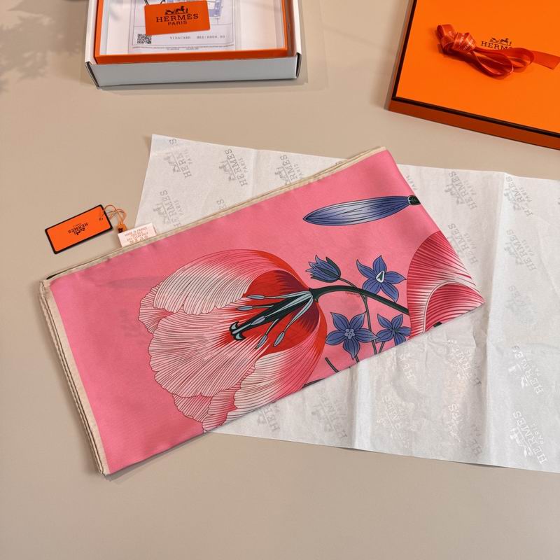 Hermes Silk Scarf 90X90cm E01 (26)