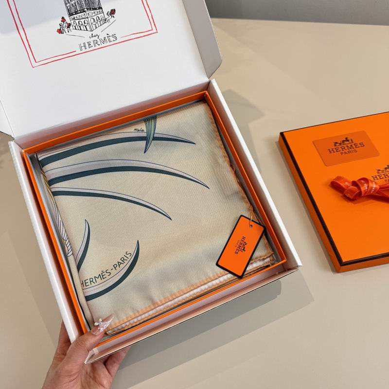 Hermes Silk Scarf 90X90cm E01 (5)