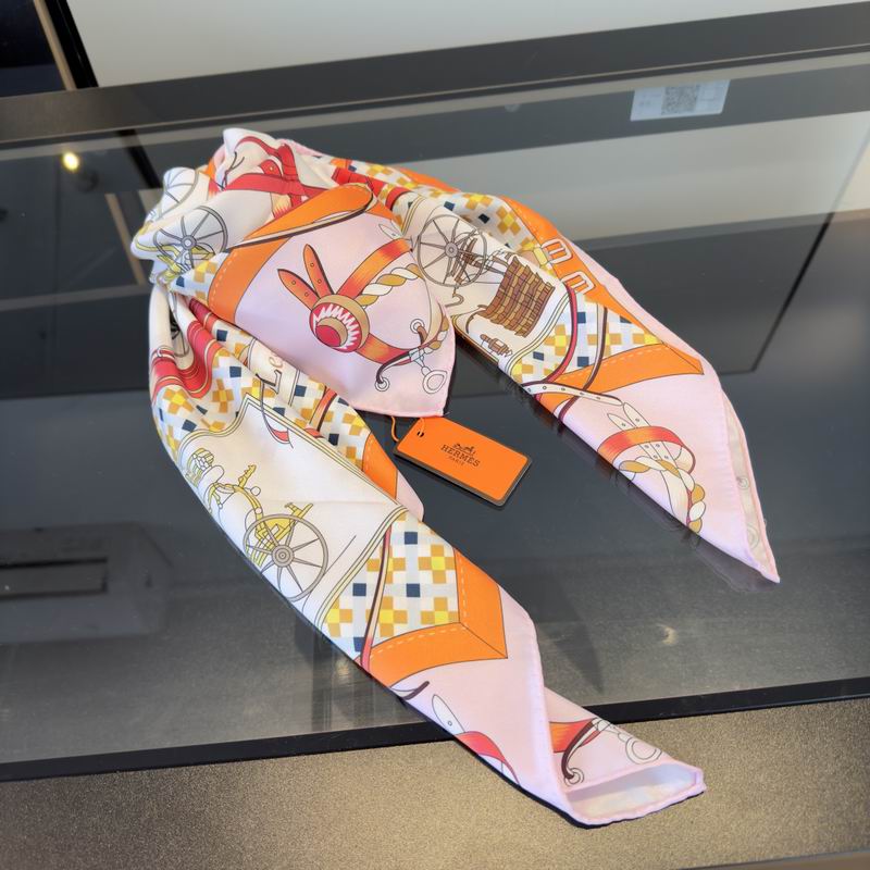 Hermes Silk Scarf 90X90cm E01 (69)
