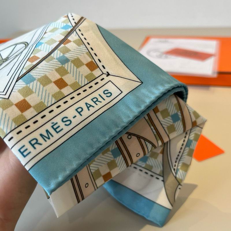 Hermes Silk Scarf 90X90cm E01 (8)