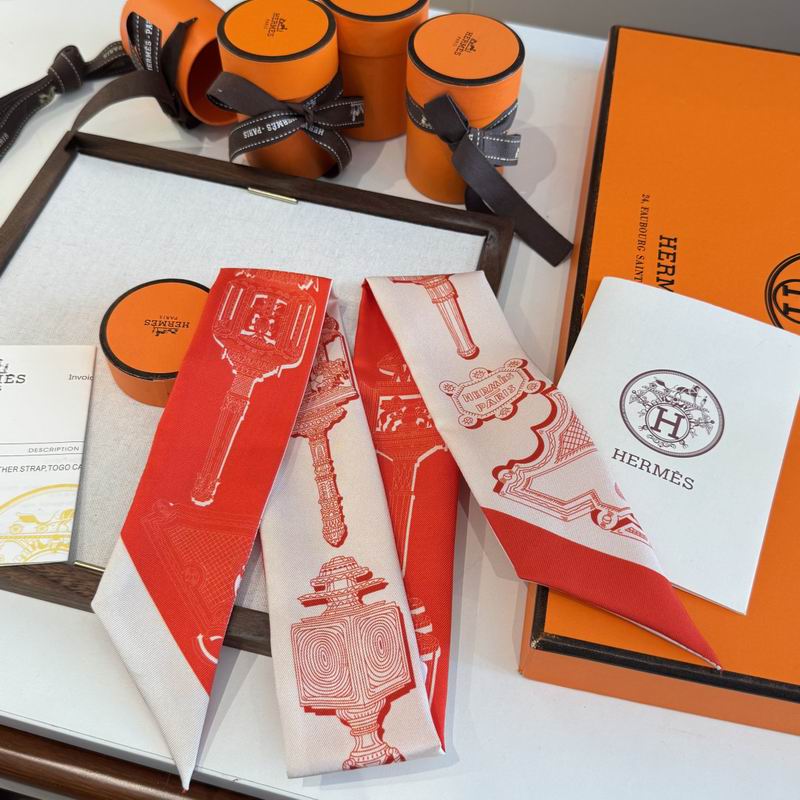Hermes Silk ribbon 5X86cm E07 (23)