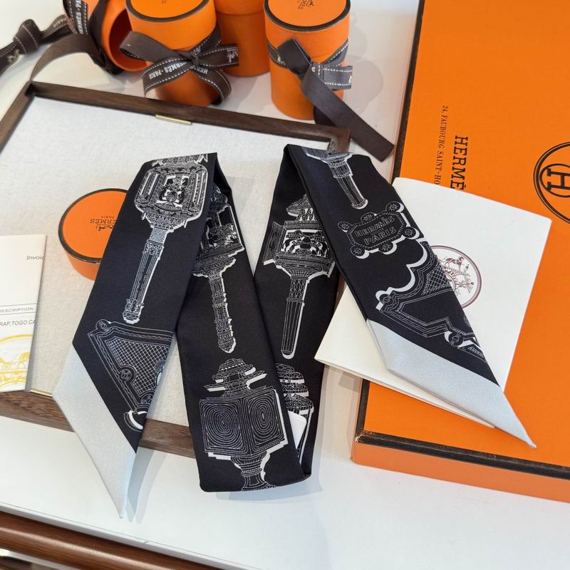 Hermes Silk ribbon 5X86cm E07 (40)