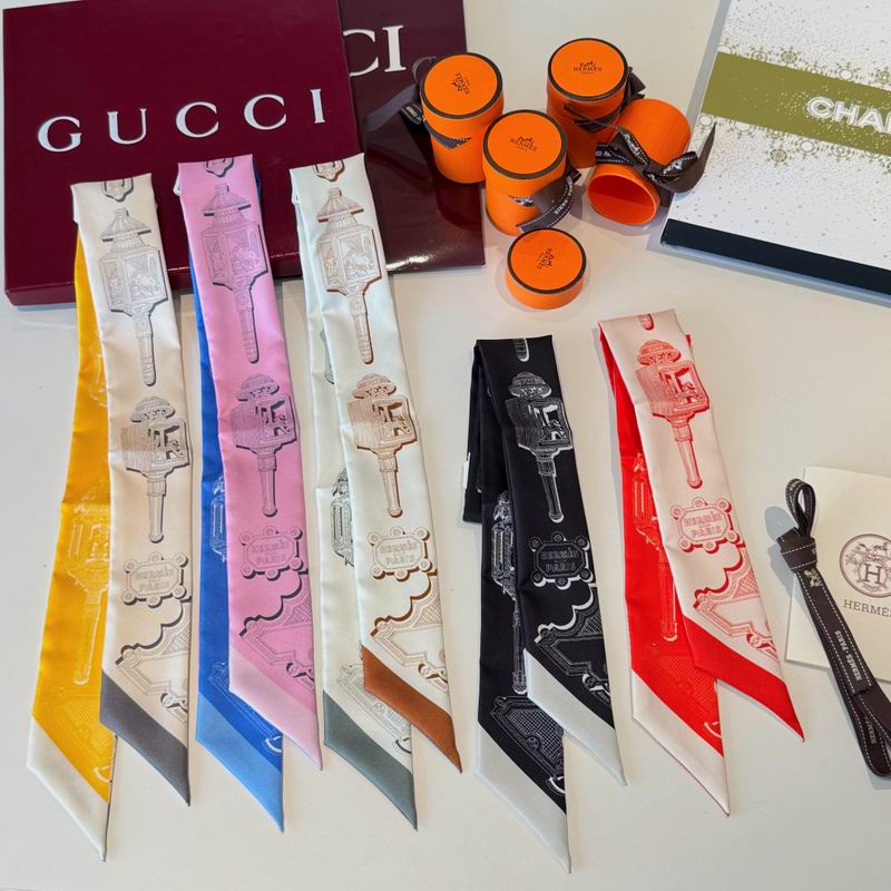 Hermes Silk ribbon 5X86cm E07 (8)