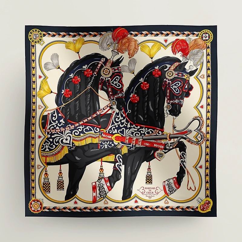 Hermes silk scarf 90X90cm E04 (36)