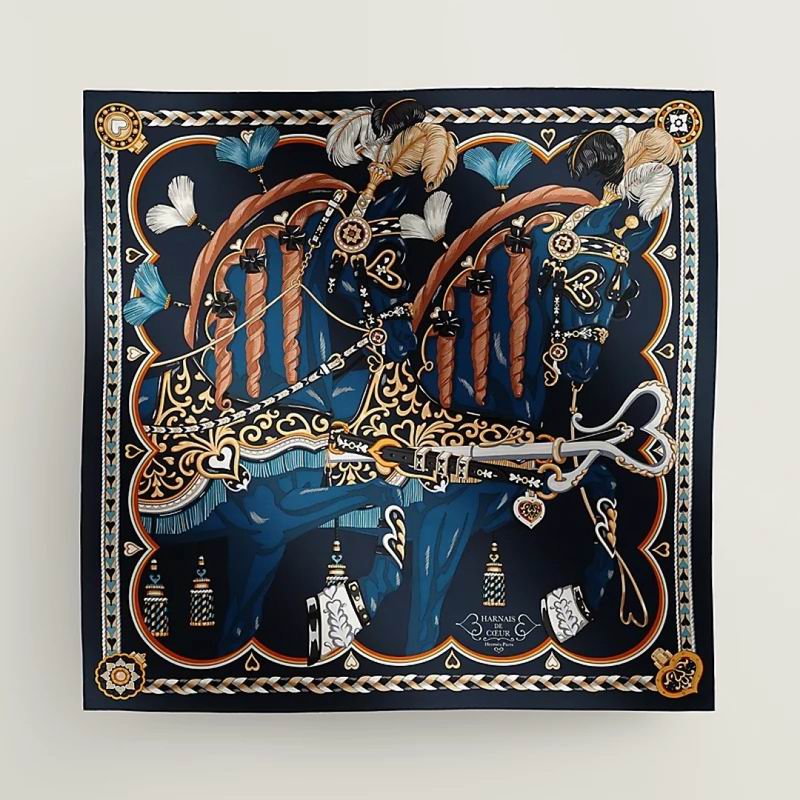 Hermes silk scarf 90X90cm E04 (45)