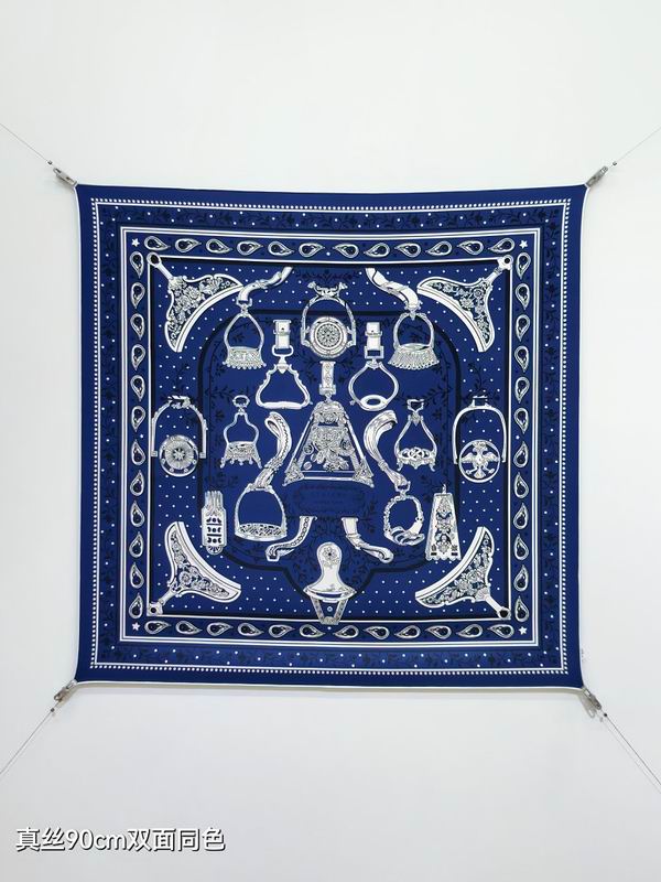 Hermes silk scarf hm (112)