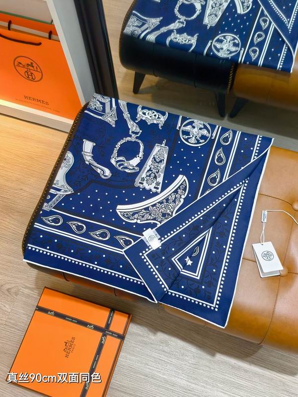 Hermes silk scarf hm (113)