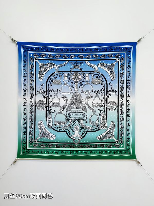 Hermes silk scarf hm (116)