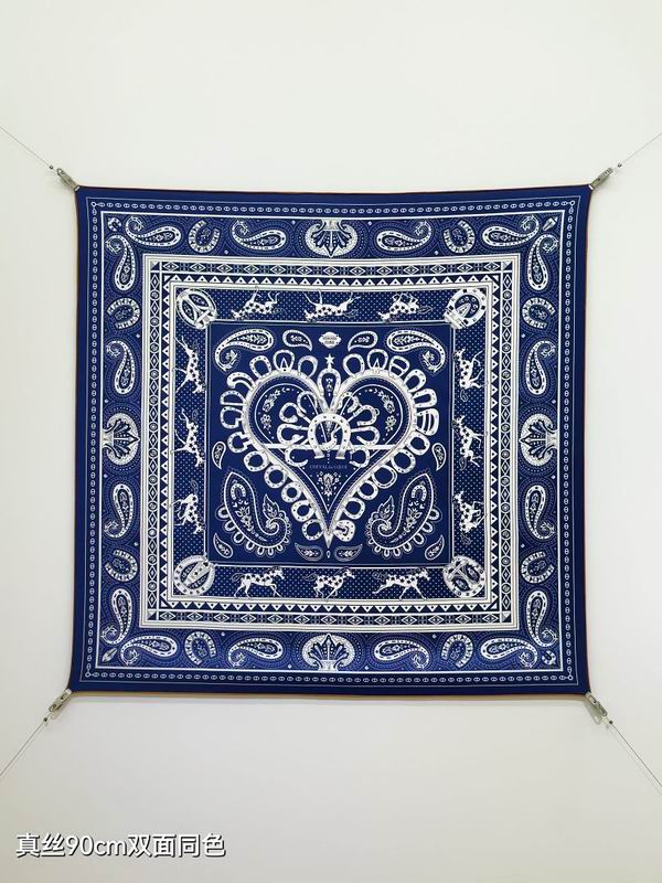 Hermes silk scarf hm (179)