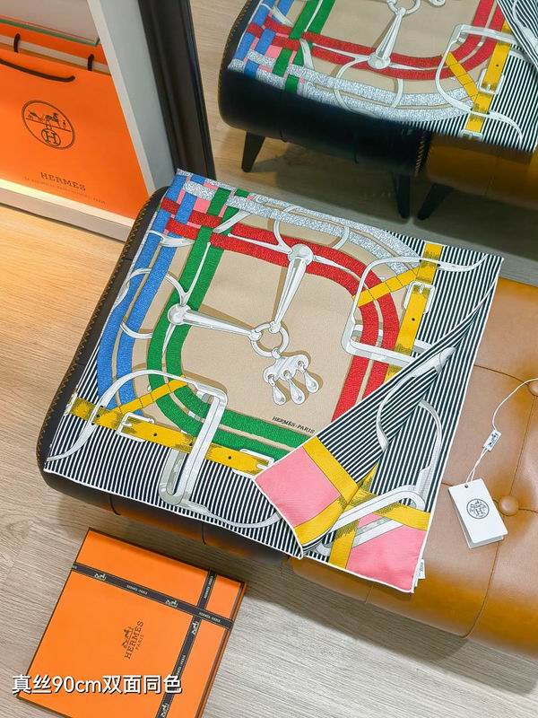 Hermes silk scarf hm (22)