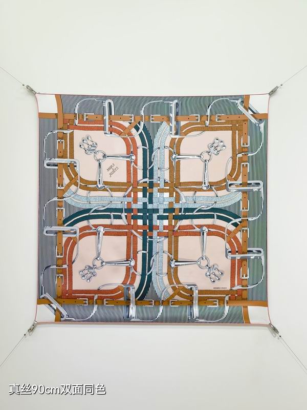 Hermes silk scarf hm (23)