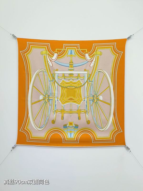 Hermes silk scarf hm (231)