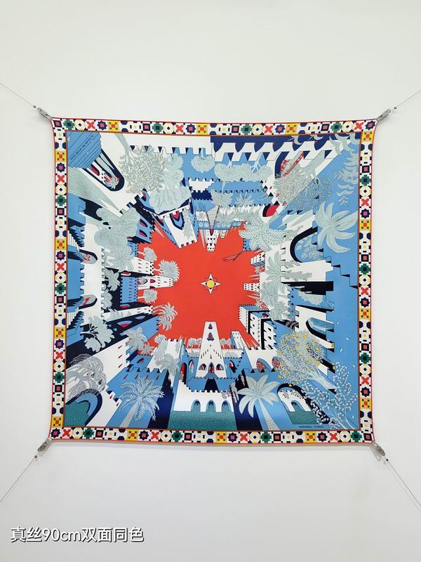 Hermes silk scarf hm (29)