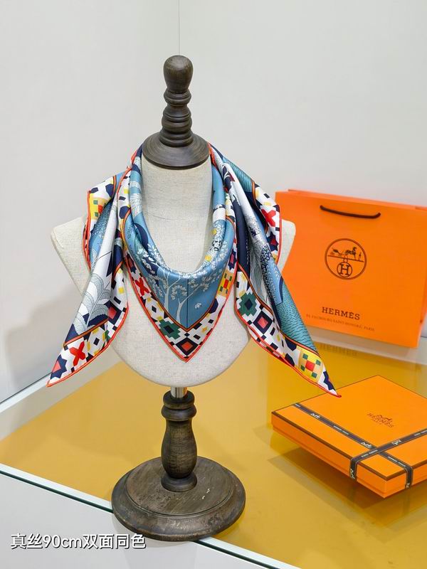 Hermes silk scarf hm (31)