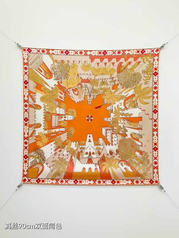 Hermes silk scarf hm (32)