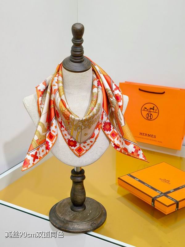 Hermes silk scarf hm (34)