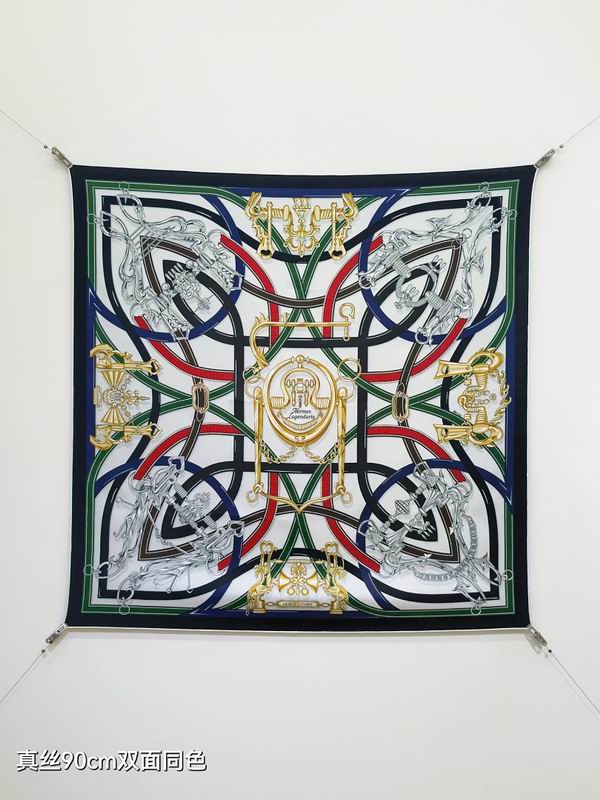 Hermes silk scarf hm (85)