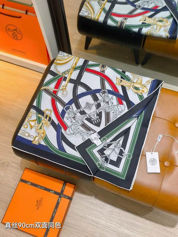 Hermes silk scarf hm (86)
