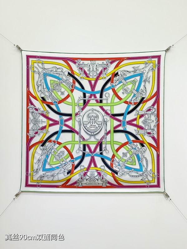 Hermes silk scarf hm (87)