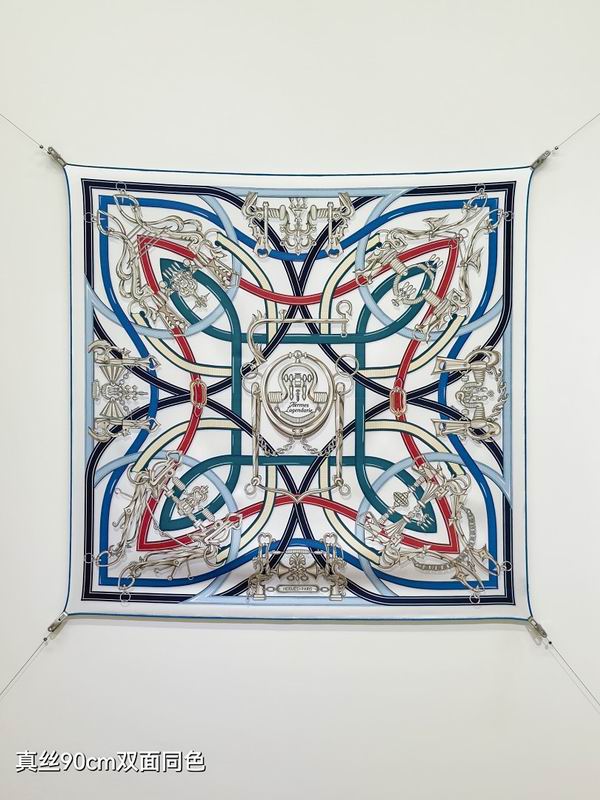 Hermes silk scarf hm (92)
