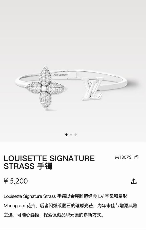 LV Bracelet  05yxs26 (9)