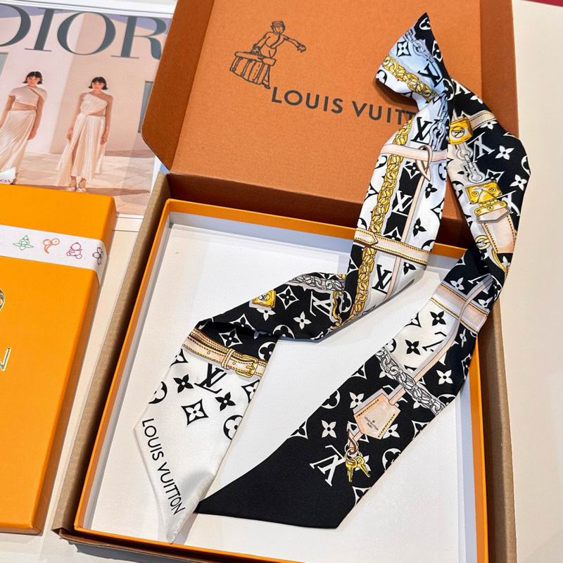 LV Silk ribbon 8X120cm E03 (1)