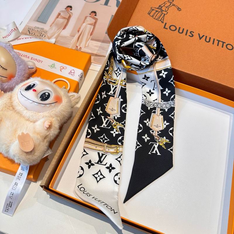 LV Silk ribbon 8X120cm E03 (5)