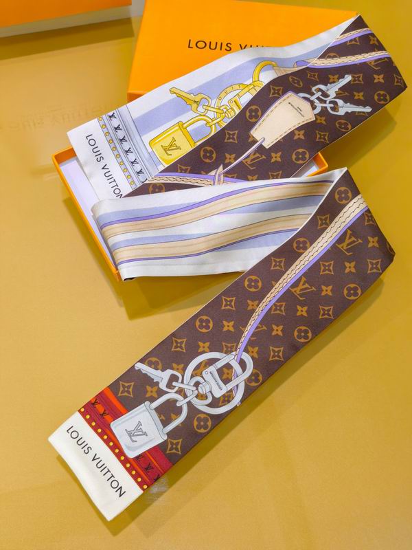 LV silk ribbon 8X120cm E17 (3)