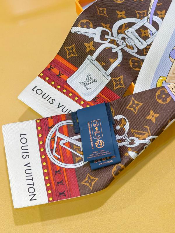 LV silk ribbon 8X120cm E17 (4)