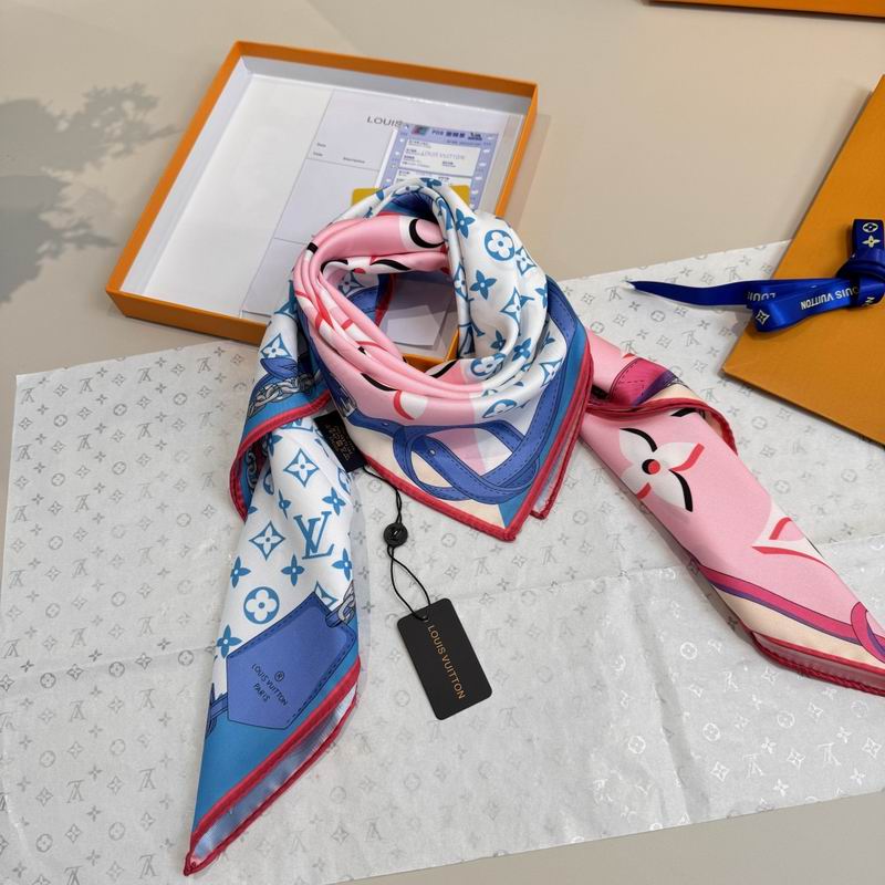LV silk scarf 90X90cm E06 (21)