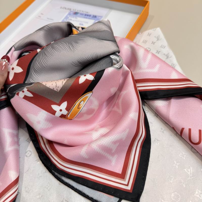 LV silk scarf 90X90cm E08 (3)