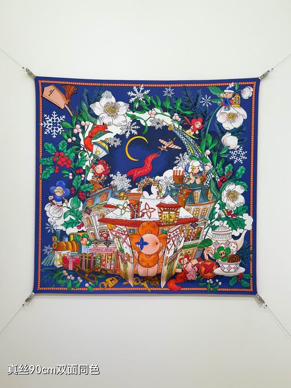 LV silk scarf hm (123)