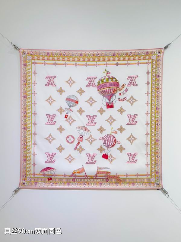LV silk scarf hm (199)