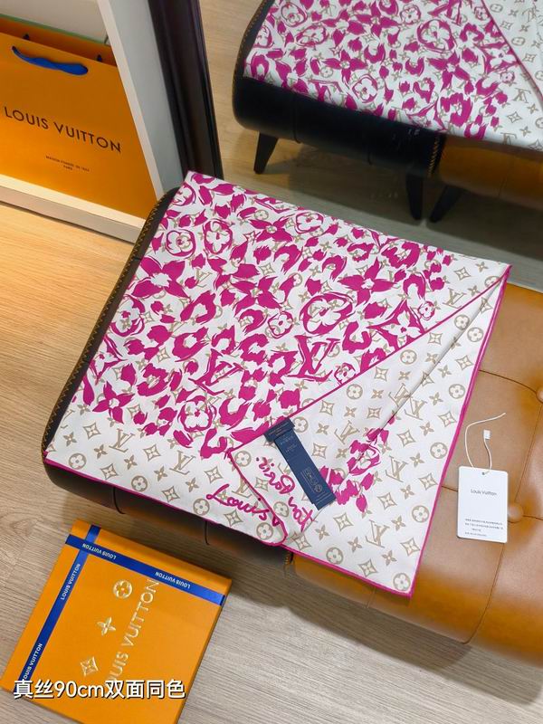 LV silk scarf hm (70)