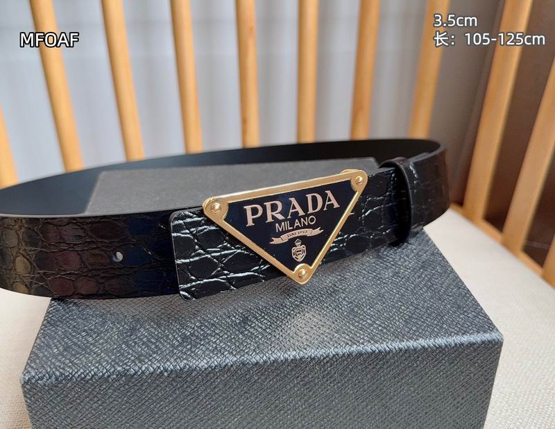 Prada belt 35mmX105-125cm 8L (8)
