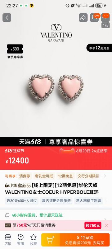 Valentino  Earring 05yxs13 (7)