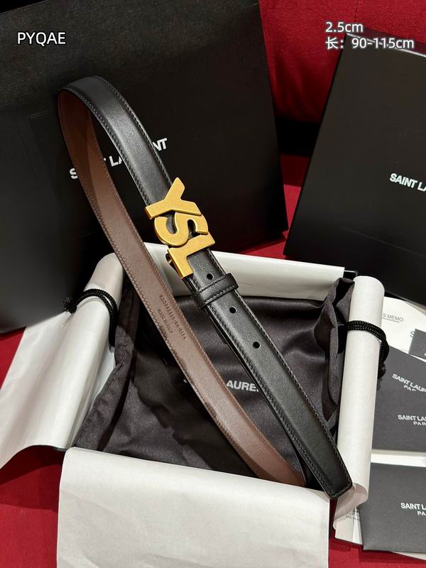YSL belt 25mmX90-115cm 8L (22)