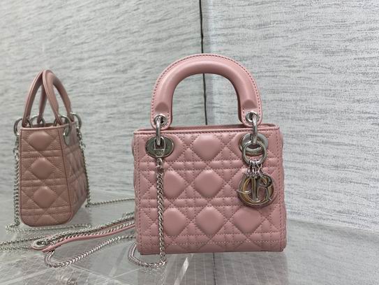 Dior Lady M0505复古粉羊银 17cm wz