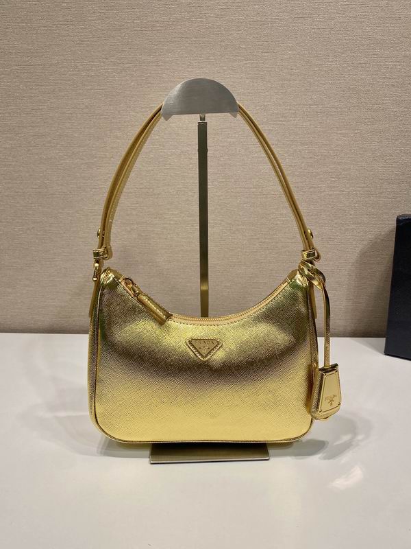 Prada hobo 1BC204B金23x17x6.5cm AP