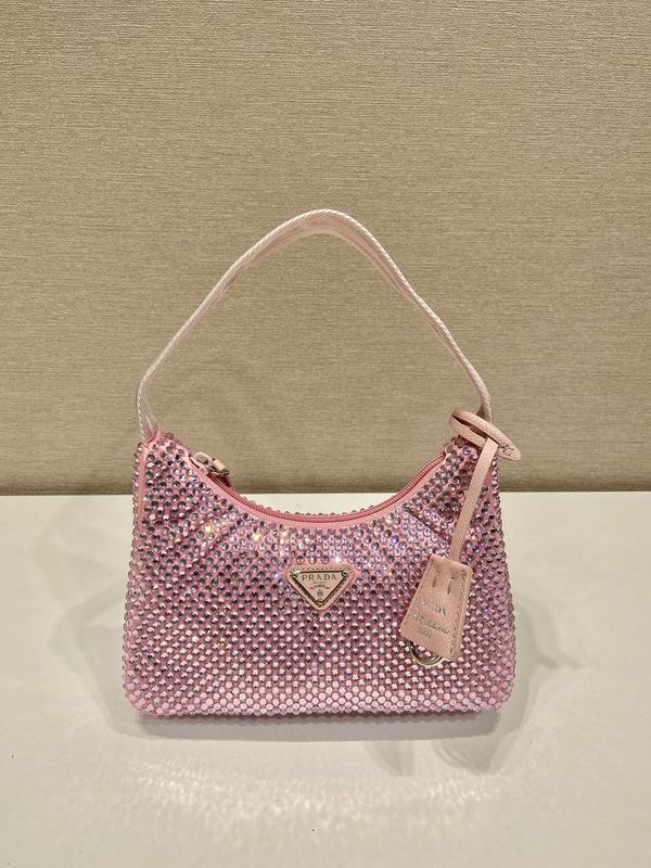 Prada Hobo 1NE515闪钻23x13x5cm AP3色