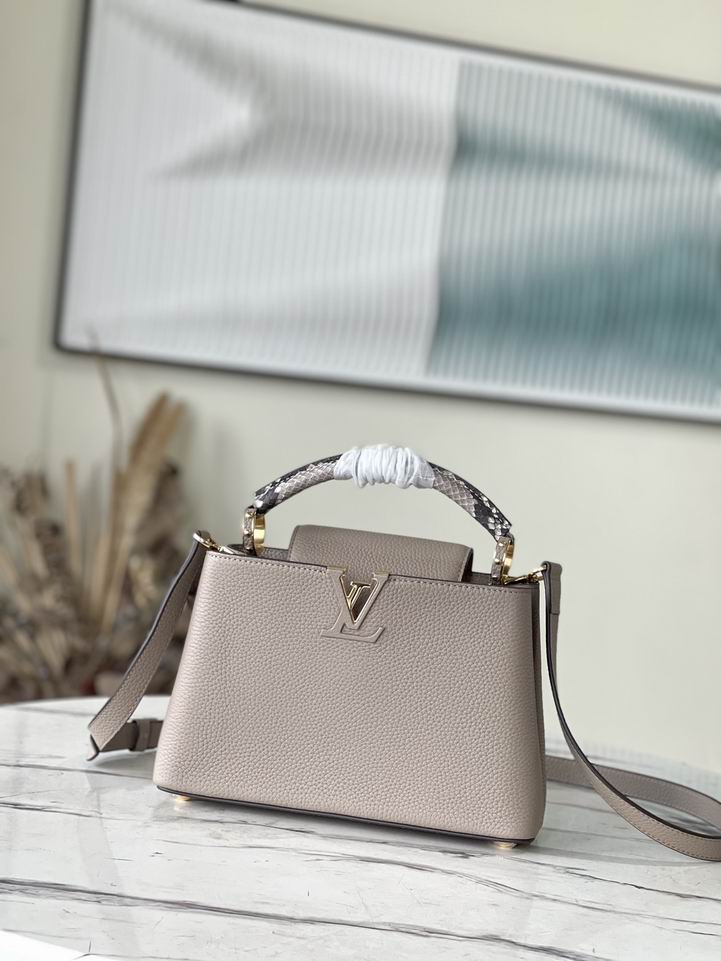 Capucines N92802淡咖色蛇27x18x9cm gf