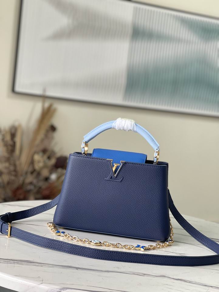 M20844蓝拼色珐琅花卉27x18x9cm gf