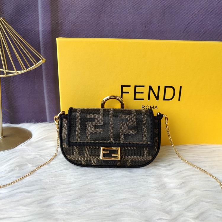 Fendi F7AR845咖啡 11x6.5x2.5cm zy