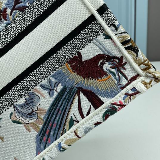 Dior Book Tote凤凰刺绣26.5x21x14cm ww2色 (14)