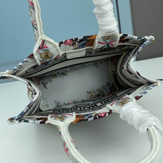 Dior Book Tote凤凰刺绣26.5x21x14cm ww2色 (16)